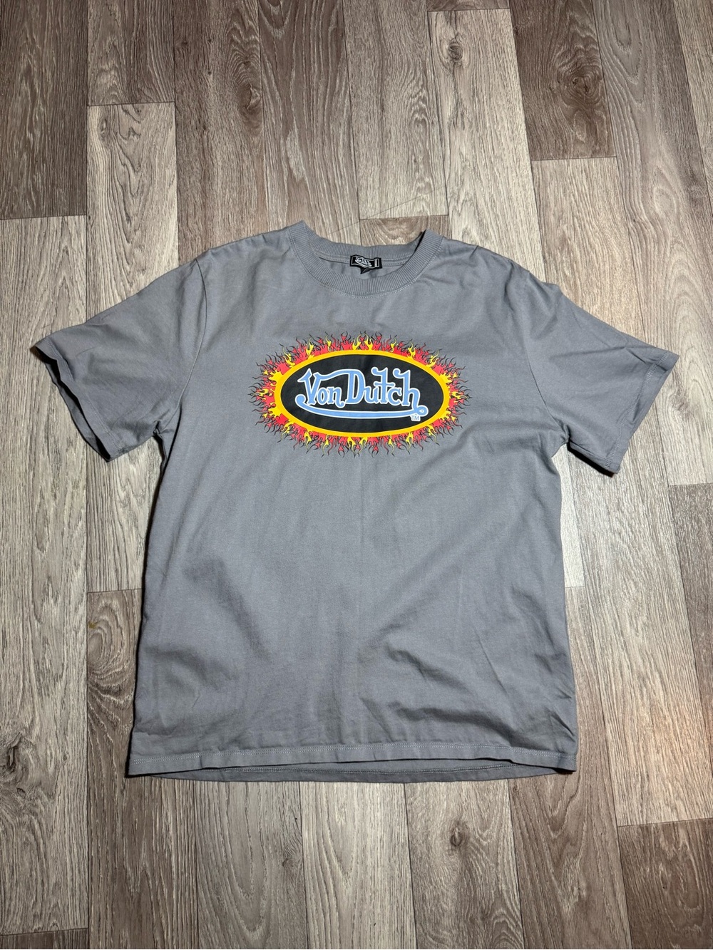 Vintage/Y2K Von Dutch Flame Graphic T-shirt Size Medium